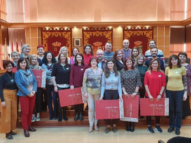 Recepción en el Ayuntamiento de Molina de Segura a los participantes en el proyecto educativo europeo ERASMUS+ - 1, Foto 1