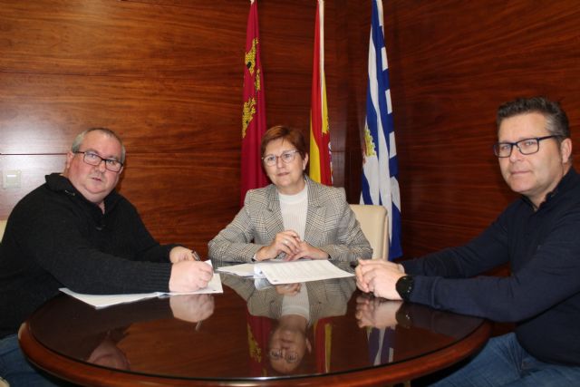 Ayuntamiento y Asociación de Tambores Cristo de la Sangre firman el convenio 2019 para la concesión de una subvención de 2.000 euros - 1, Foto 1