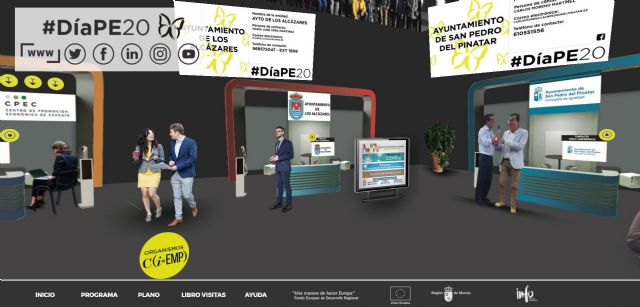 Las concejalías de Empleo y Empresa participan en el DIAPE20, emprendedores de la Región de Murcia - 1, Foto 1