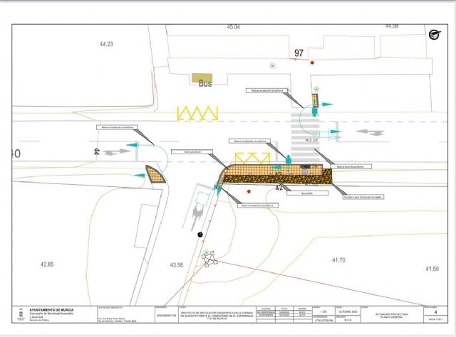 La instalación de un nuevo paso de peatones semaforizado mejorará la seguridad vial en las inmediaciones del cementerio de El Esparragal - 5, Foto 5