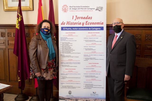 La Real Sociedad Económica de Amigos del País de Cartagena y la APC lanzan las jornadas de Historia y Economía, El Puerto, motor económico de Cartagena - 1, Foto 1