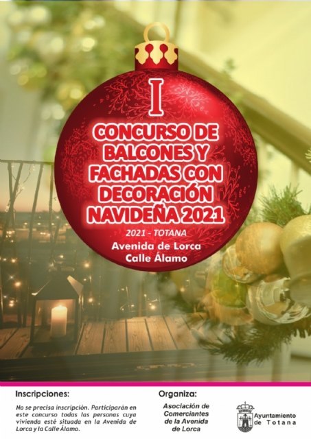 La Asociación de Comerciantes de la Avenida de Lorca y la Concejalía de Comercio organizan el I Concurso de Balcones y Fachadas con decoración navideña