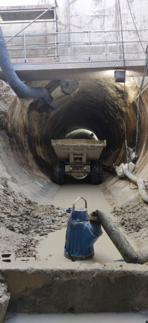 Obras de reparación del falso túnel de los Valientes en Molina de Segura - 1, Foto 1