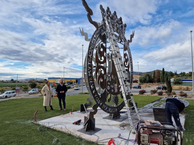 Un gran escudo de la ciudad de cinco metros de altura presidirá la entrada a Lorca por la zona de Carraclaca - 1, Foto 1