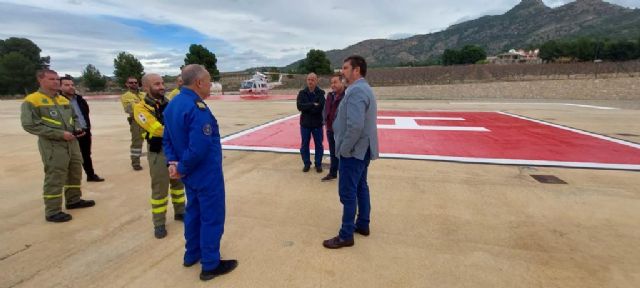 Adecúan las bases de los helicópteros en Alcantarilla y la Sierra de la Pila - 1, Foto 1