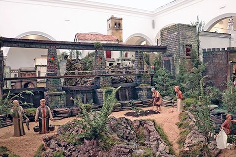 Inaugurado el Belén Monumental de la Vera-cruz de Alcalá del Río, donde sus figuras representan a los hermanos de la Hermandad - 5, Foto 5