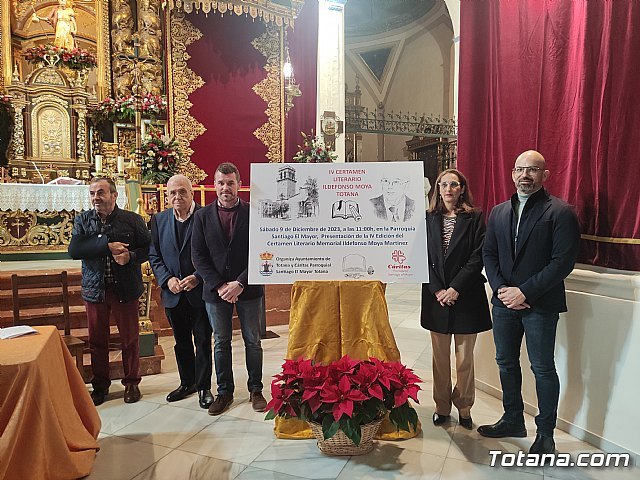 Se presenta el IV Certamen Literario Memorial Ildefonso Moya Martínez, Foto 1