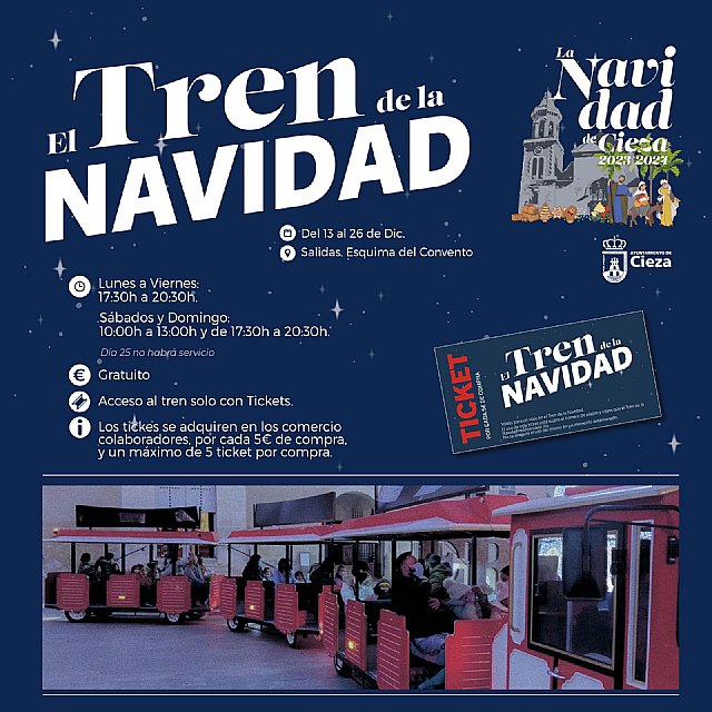 Estas fiestas, disfruta del tren de la Navidad - 1, Foto 1