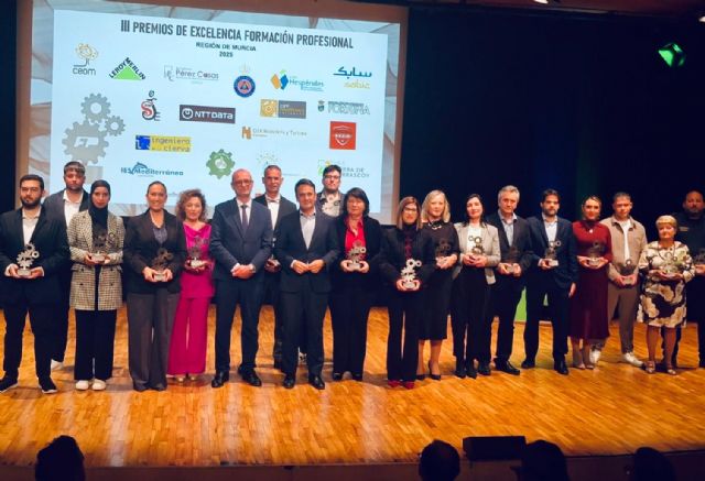 El Ayuntamiento de Lorca, galardonado en los Premios de Excelencia de FP - 1, Foto 1