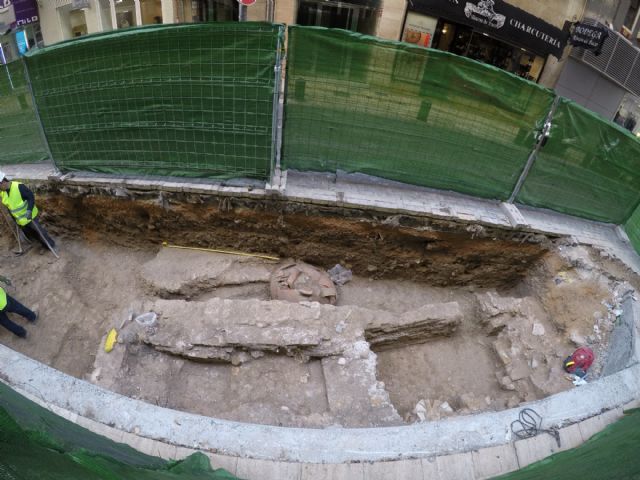 HUERMUR pide información sobre los restos arqueológicos encontrados en la calle Madre de Dios en Murcia - 2, Foto 2