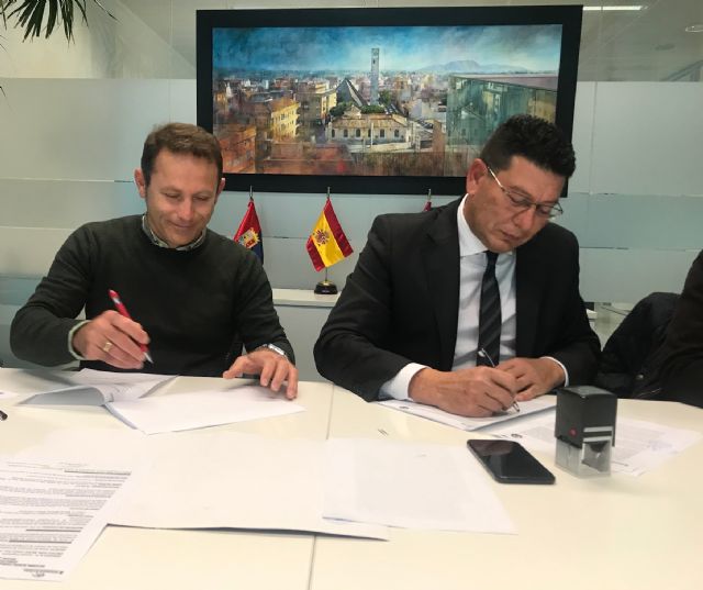 El Ayuntamiento de Torre Pacheco y la Comunidad de Regantes del Campo de Cartagena firman un convenio de colaboración - 3, Foto 3