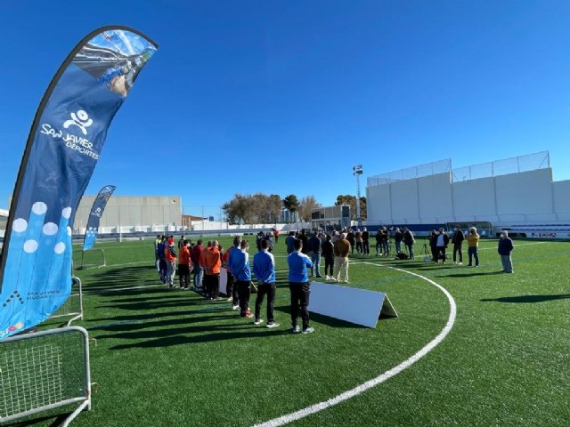 El Estadio Pitín estrena nuevo césped - 1, Foto 1
