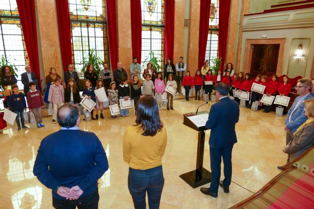 El alcalde Serrano entrega los premios del Concurso de Belenes 'Dibuja tu Belén' - 3, Foto 3