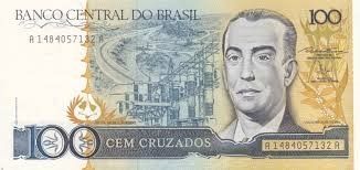 Billete de 100 cruzados con su imagen, Foto 1