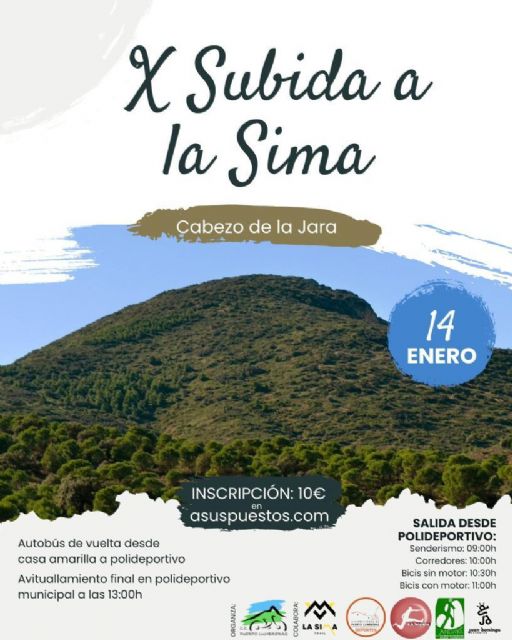 La X Subida a la Sima del Cabezo de la Jara se celebrará este domingo - 1, Foto 1
