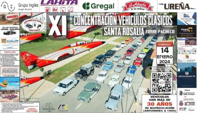 XI Concentración de Vehículos Clásicos en Santa Rosalía el próximo domingo 14 de enero - 1, Foto 1