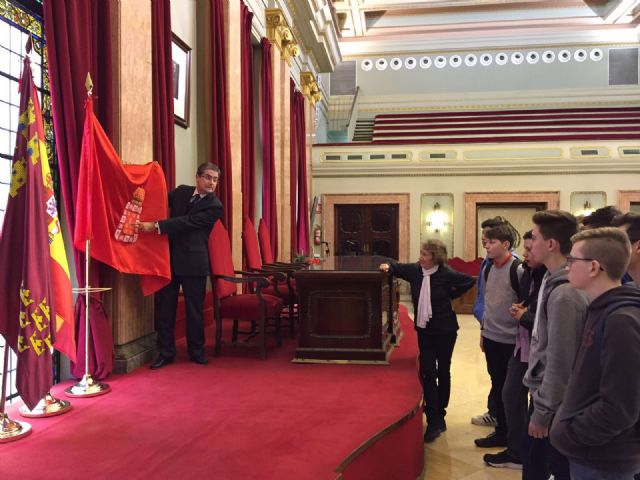 Diez alumnos del colegio británico Glyn School conocen los encantos de Murcia - 2, Foto 2