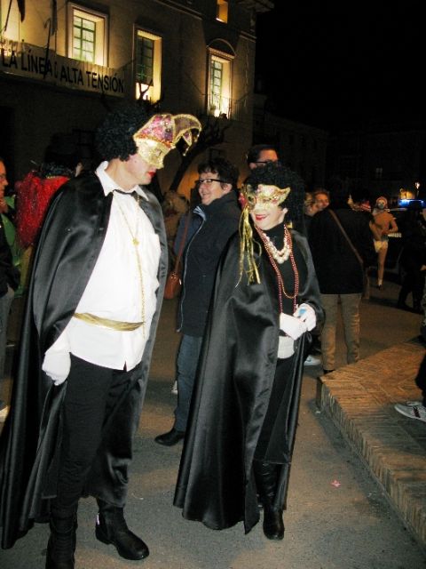 Decenas de máscaras participan en la concentración de la plaza de la Constitución y posterior pasacalles a la calle San Cristóbal - 2, Foto 2