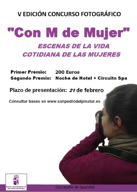El Ayuntamiento convoca la quinta edición del concurso de fotografía Con M de Mujer - 1, Foto 1