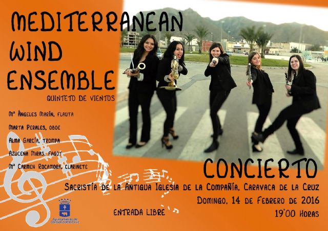 El quinteto de viento 'Mediterranean Wind Ensemble' ofrece un concierto el domingo en la Compañía de Jesús - 1, Foto 1