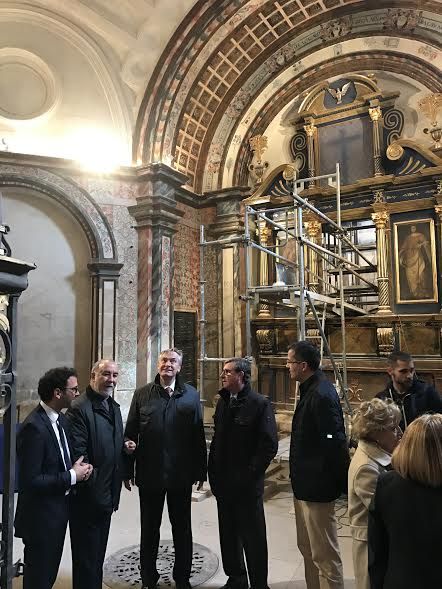El Embajador de Irlanda en España visita Lorca para conocer de primera mano los trabajos de restauración de la Colegiata de San Patricio - 3, Foto 3