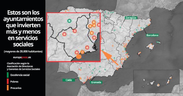 Ciudadanos Águilas pregunta al ayuntamiento los motivos de estar a la cola de españa en servicios sociales - 1, Foto 1