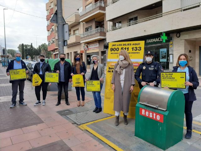 El Palmar se suma a la campaña ´No lo dejes aquí´ para acabar con el abandono de muebles y enseres en la vía pública - 1, Foto 1