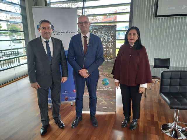 Docentes y ponentes de prestigio debatirán sobre educación y paz en el IV Congreso de convivencia escolar y social de Alcantarilla - 2, Foto 2