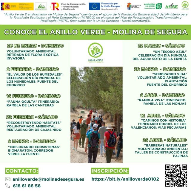 Nuevo calendario de actividades del Anillo Verde Transformador de Molina de Segura - 1, Foto 1