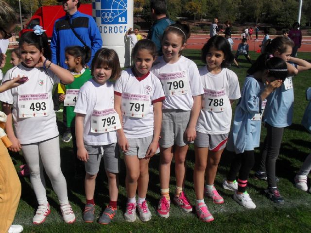 28 escolares de Totana participaron en la Final Regional de Campo a través de Deporte Escolar benjamín y alevín, Foto 7