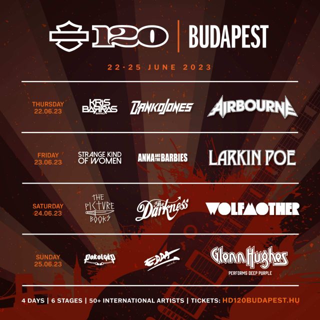 The Darkness cabeza de cartel del festival del 120 aniversario de Harley-Davidson - 2, Foto 2