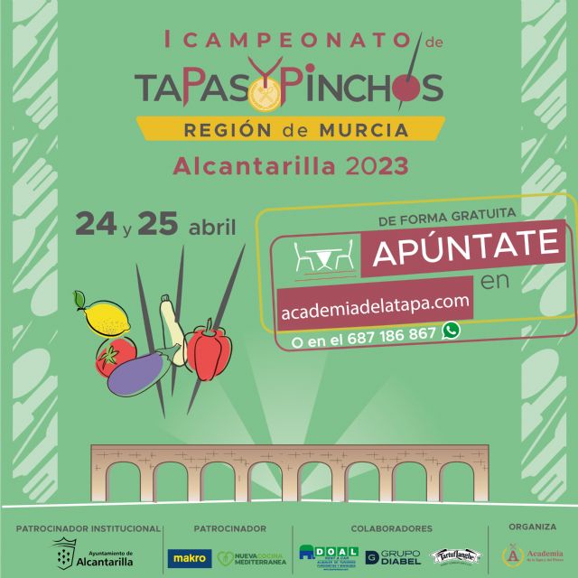 Alcantarilla acoge el Campeonato Regional de Tapas y Pinchos que se celebra durante el mes de abril - 1, Foto 1