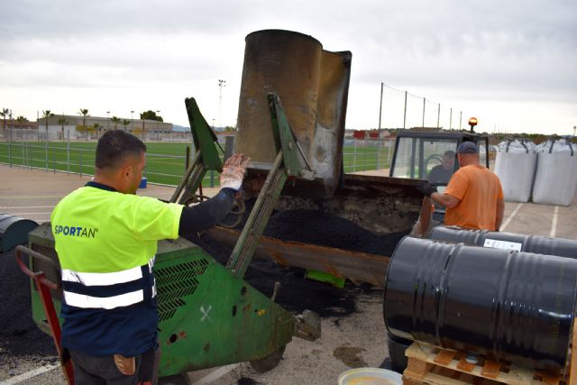 Arrancan las obras de la nueva pista de atletismo de tartán del polideportivo municipal - 1, Foto 1