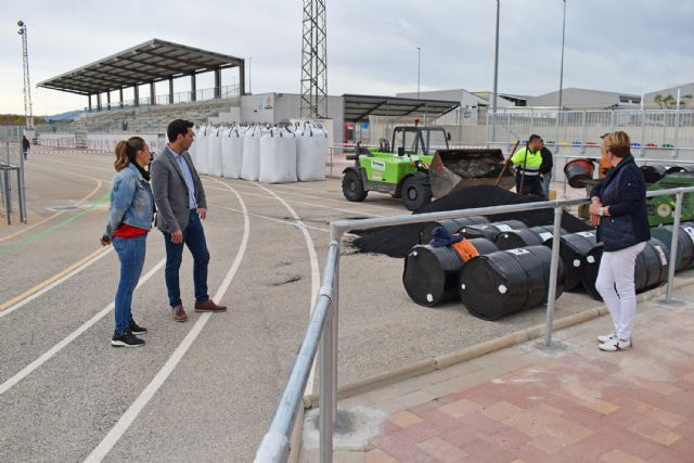 Arrancan las obras de la nueva pista de atletismo de tartán del polideportivo municipal - 2, Foto 2
