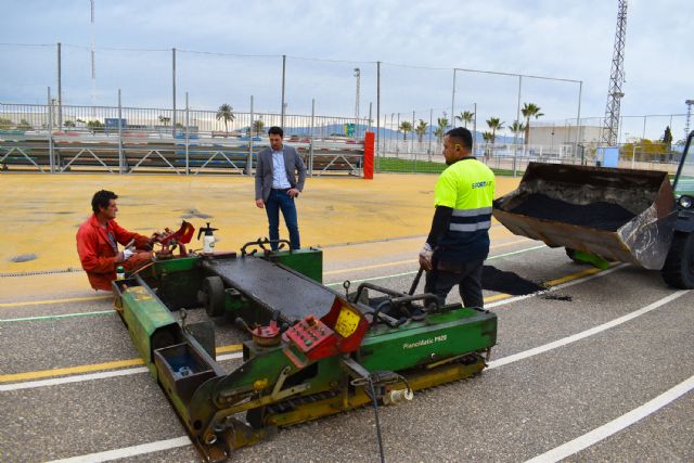 Arrancan las obras de la nueva pista de atletismo de tartán del polideportivo municipal - 4, Foto 4