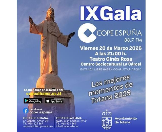 COPE Espuña presenta la IX edición de sus premios para reconocer a los protagonistas de Totana en 2025, Foto 3