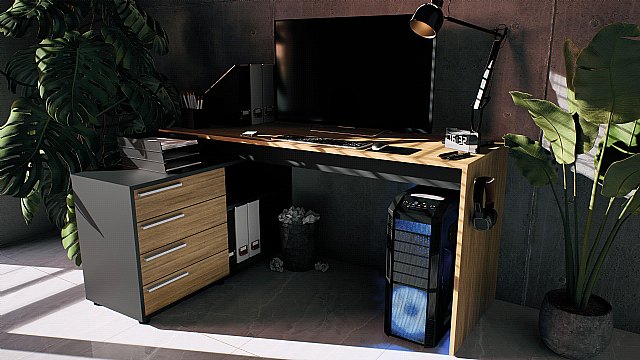 ¿Cómo separar el trabajo del descanso en el mismo espacio? Guía para una oficina en casa moderna - 3, Foto 3