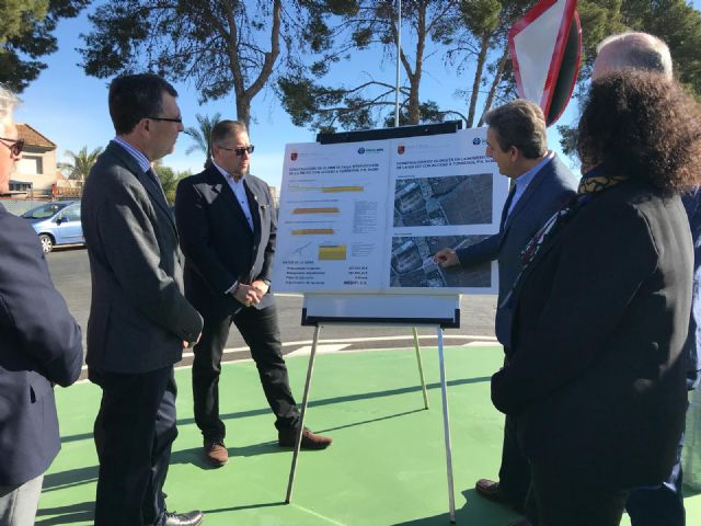 Sangonera la Verde mejora su movilidad con la nueva rotonda de acceso a Torreguil por donde transitan 8.000 vehículos diarios - 1, Foto 1