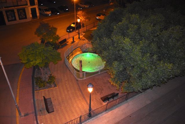 Torre Pacheco se ilumina de verde en agradecimiento a los equipos sanitarios - 1, Foto 1