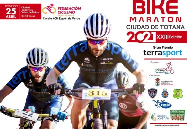 La XXIII Bike Maratón de BTT Ciudad de Totana - Gran Premio Terra Sport tendrá lugar el 25 de abril, Foto 1