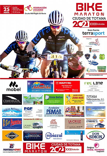 La XXIII Bike Maratón de BTT Ciudad de Totana - Gran Premio Terra Sport tendrá lugar el 25 de abril, Foto 2