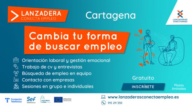 Las personas en desempleo ya pueden inscribirse en la nueva ´Lanzadera Conecta Empleo´ de Cartagena - 1, Foto 1