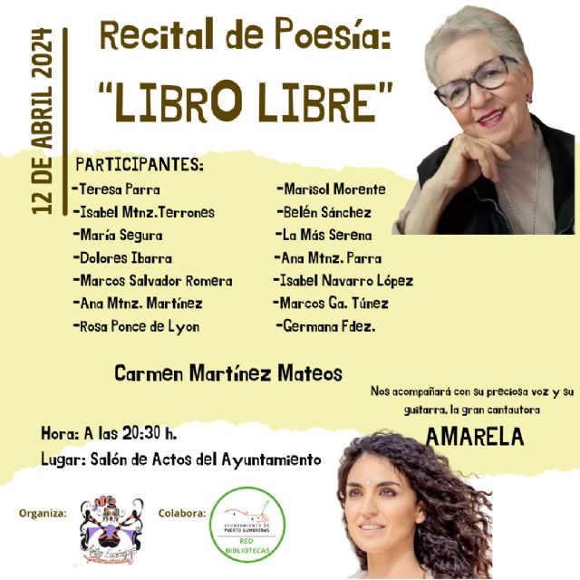 Puerto Lumbreras celebra el Día Internacional del Libro con una decena de actividades que se realizarán del 12 al 30 de abril - 1, Foto 1