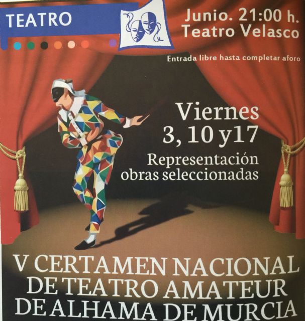 Carafur y La Baranda, La Almadraba Teatro, y El Candil TCE son las compañías seleccionadas en el V Certamen Nacional de Teatro Amateur de Alhama de Murcia - 1, Foto 1