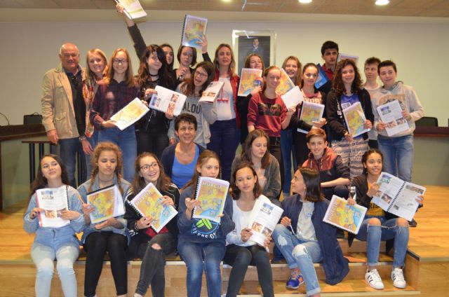 Recepción oficial a grupo estudiantes franceses de intercambio con alumnos del IES Mar Menor - 2, Foto 2