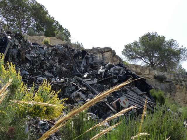 IU-V denuncia un vertedero de desechos de curtidos en un paraje de la diputación de Torrealvilla - 3, Foto 3