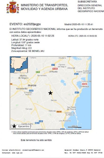 Terremoto sísmico en Beniel - 2, Foto 2
