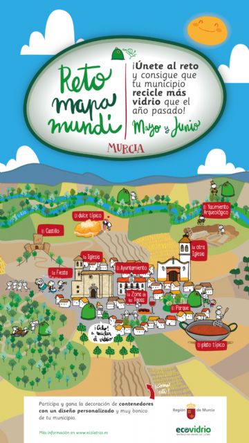 El Ayuntamiento de Bullas se suma a la campaña 'Reto Mapamundi' de Ecovidrio - 1, Foto 1