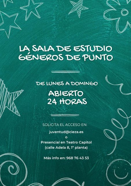 La nueva sala de estudios de Géneros de Punto abrirá de lunes a domingo las 24 horas - 1, Foto 1