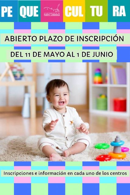 Abierto el plazo de matriculación 2023/2024 para las escuelas infantiles municipales de Puerto Lumbreras - 3, Foto 3